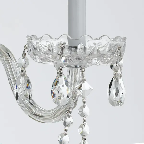 Traditional Crystal 15" Wall Sconce - Image 8