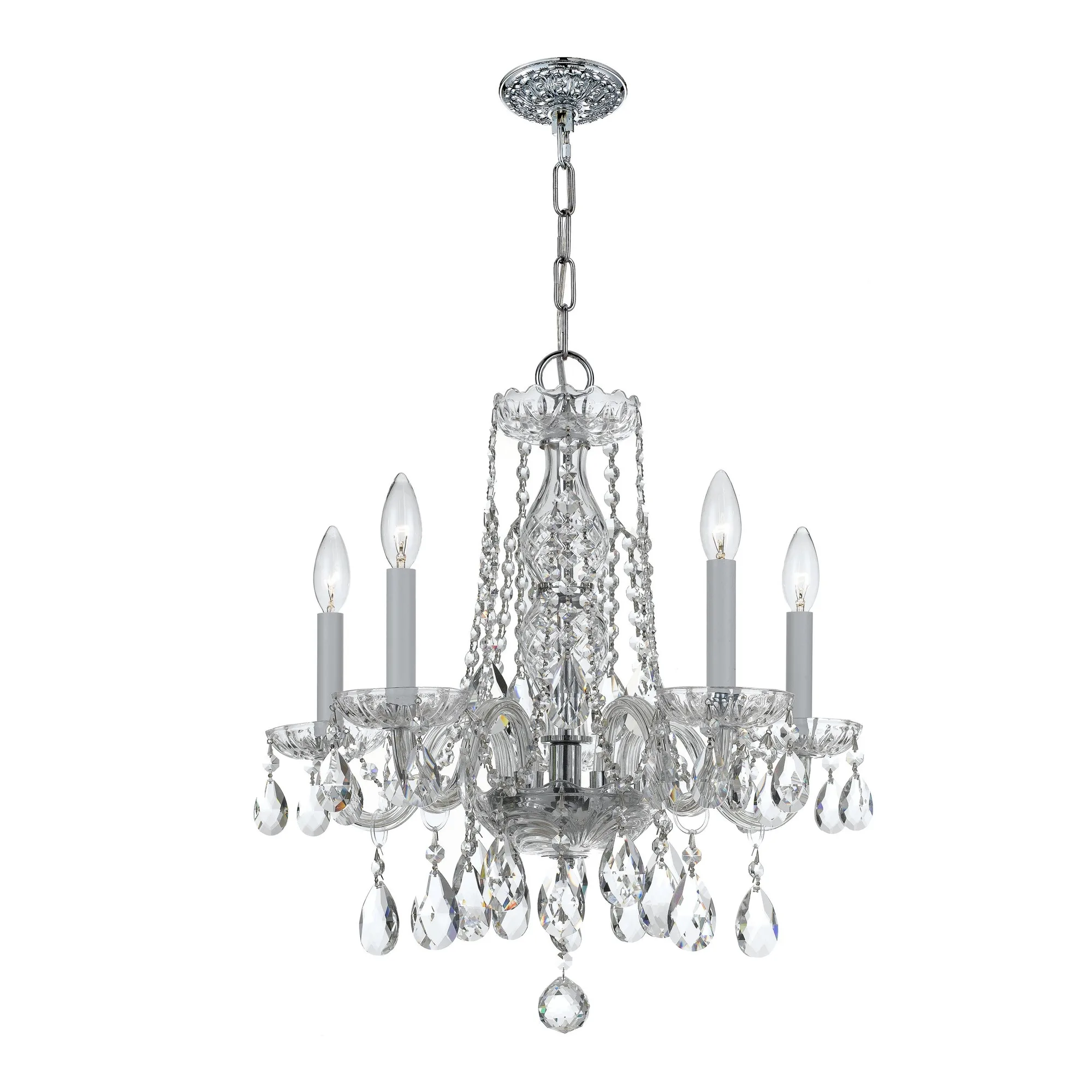 Traditional Crystal 18" Chandelier