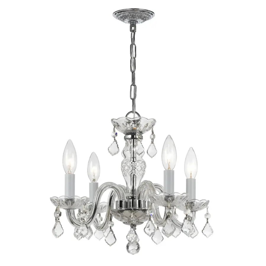 Traditional Crystal 15" Chandelier - Image 3