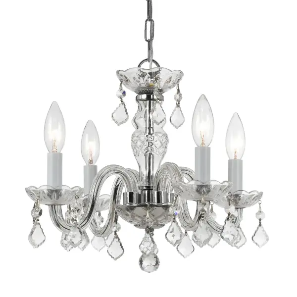 Traditional Crystal 15" Chandelier - Image 4
