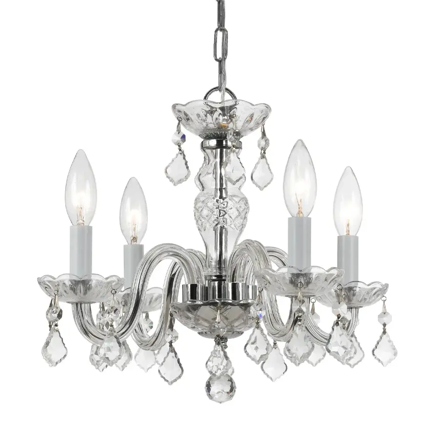 Traditional Crystal 15" Chandelier - Image 9