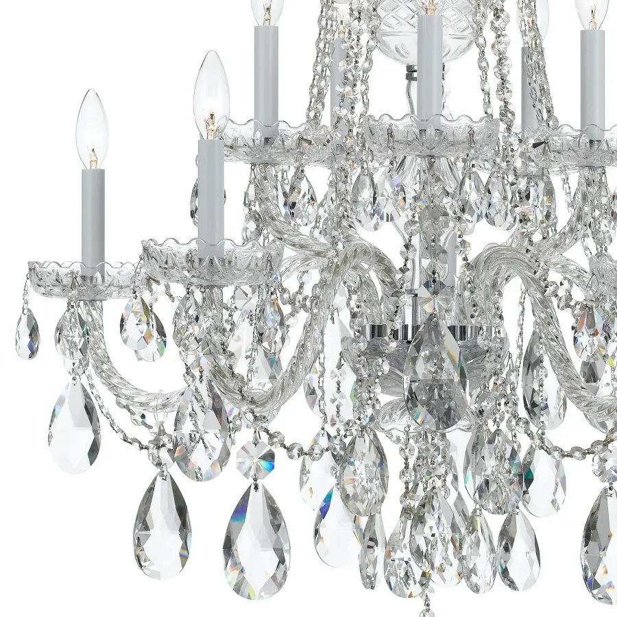 Traditional Crystal 32" Chandelier - Image 2