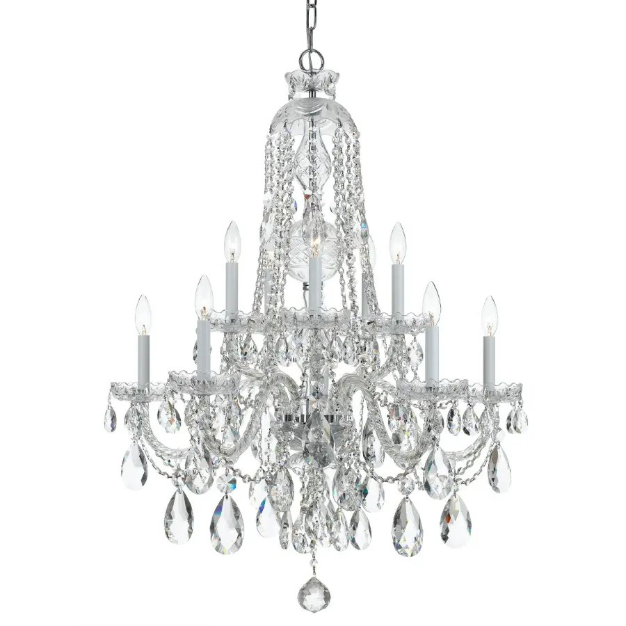 Traditional Crystal 32" Chandelier - Image 8