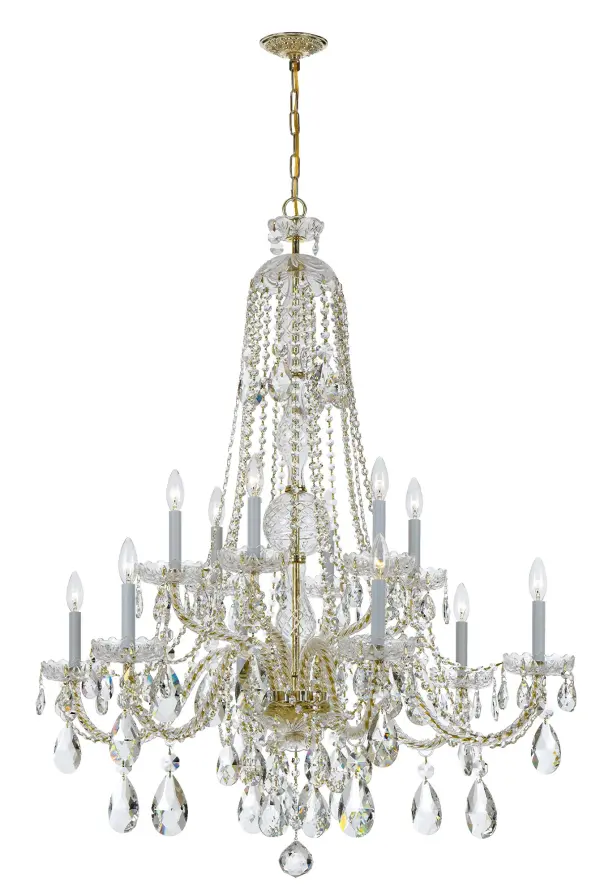 Traditional Crystal 37.5" Chandelier - Image 7