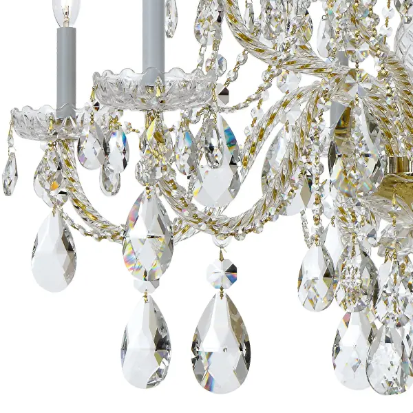 Traditional Crystal 37.5" Chandelier - Image 8