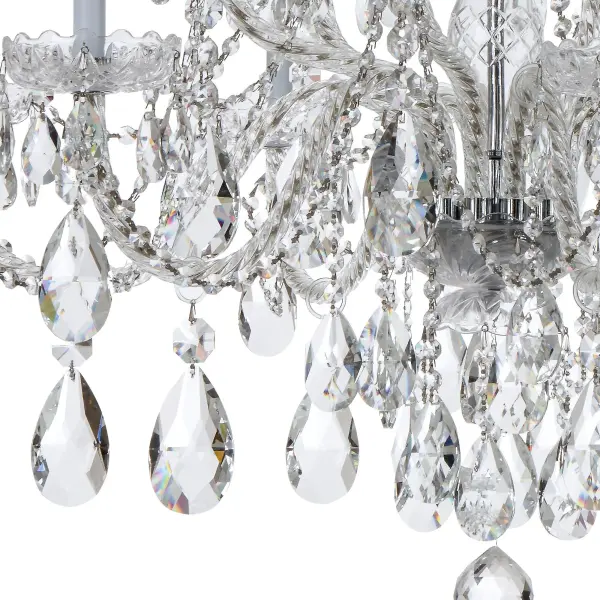 Traditional Crystal 37.5" Chandelier - Image 7
