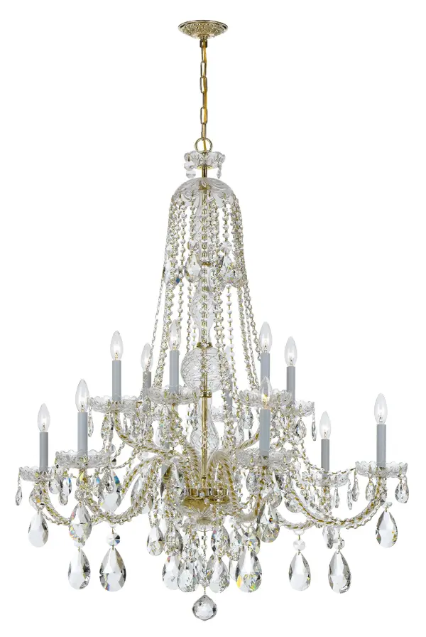 Traditional Crystal 42" Chandelier - Image 4