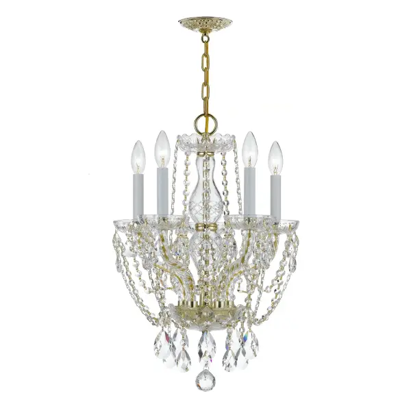 Traditional Crystal 14" Chandelier - Image 5