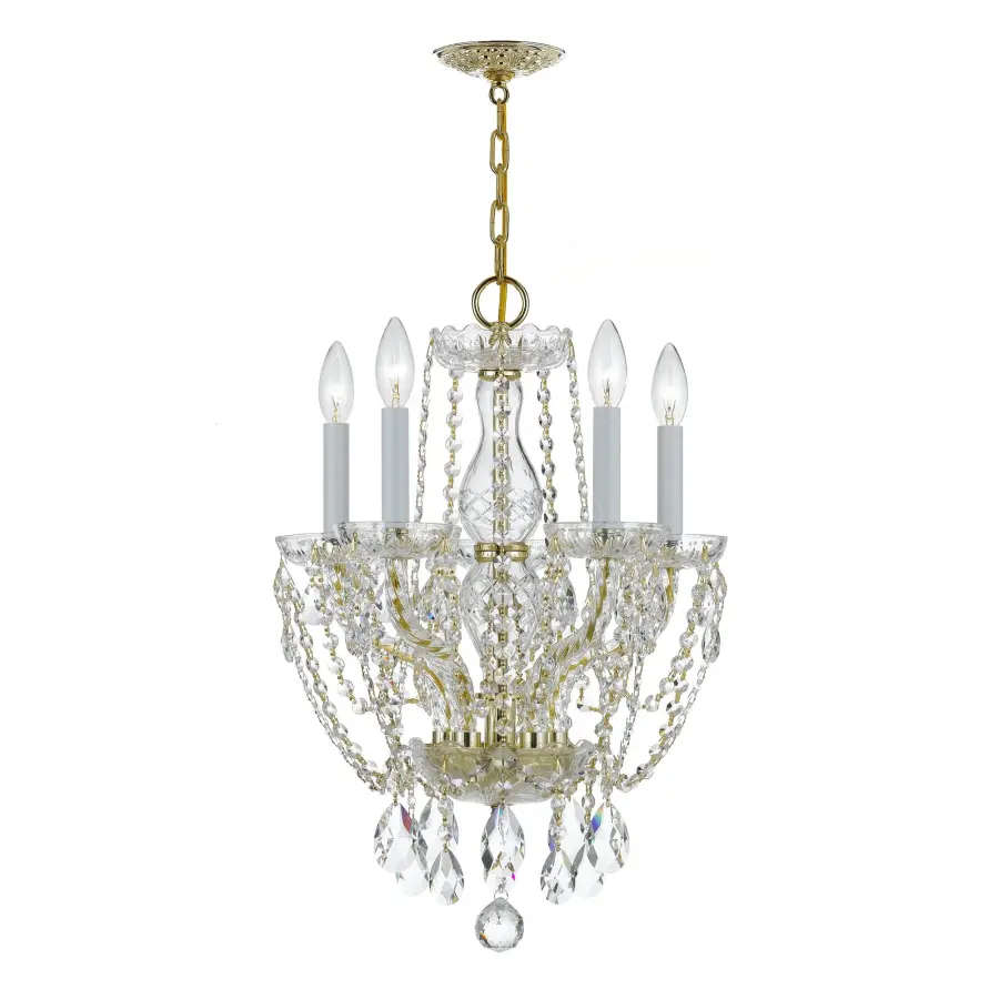 Traditional Crystal 14" Chandelier - Image 5