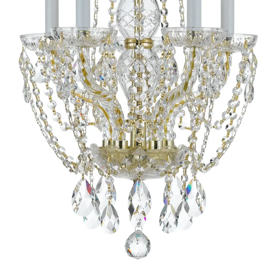 Traditional Crystal 14" Chandelier - Image 6