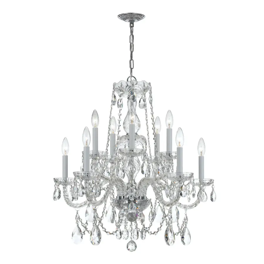 Traditional Crystal 26" Chandelier - Image 1