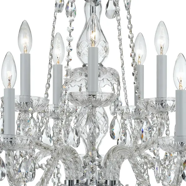 Traditional Crystal 26" Chandelier - Image 4