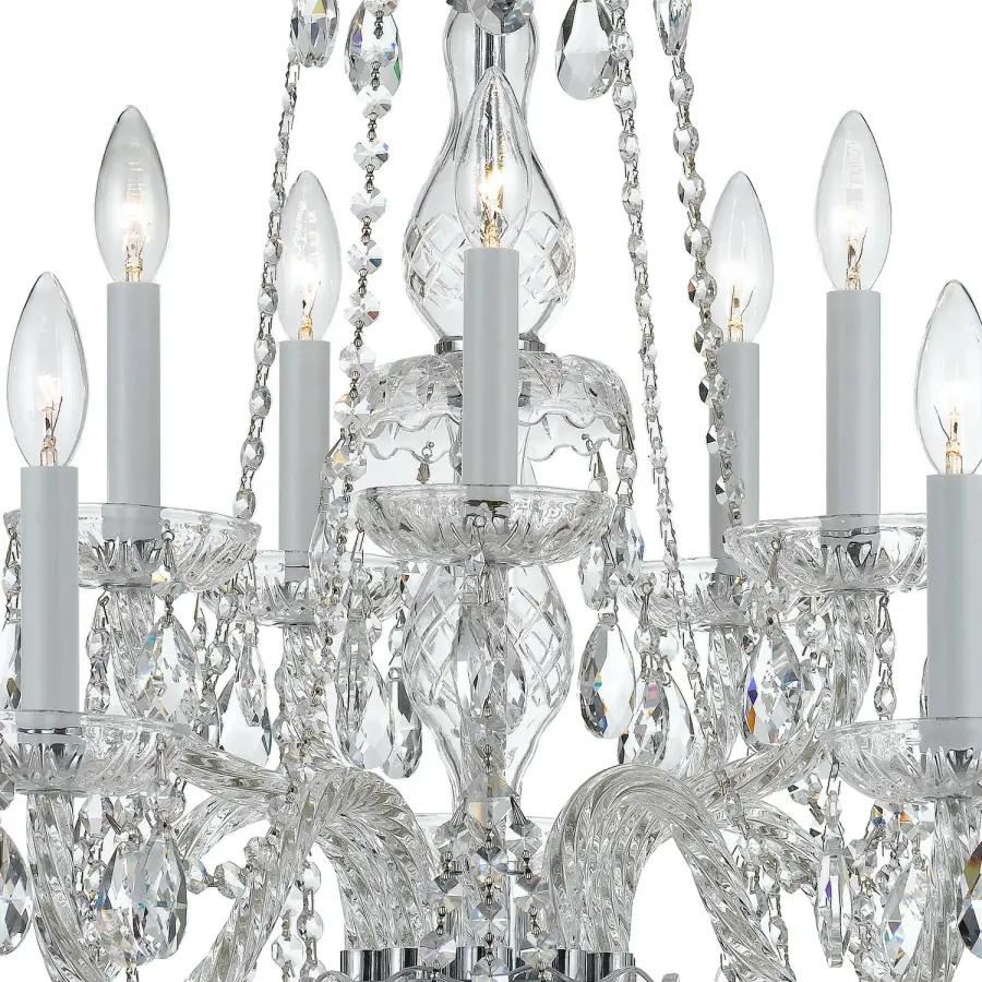 Traditional Crystal 26" Chandelier - Image 4