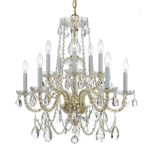 Traditional Crystal 26" Chandelier - Image 9