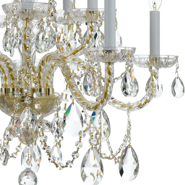 Traditional Crystal 26" Chandelier - Image 13
