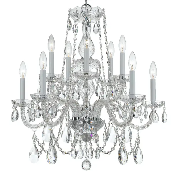 Traditional Crystal 26" Chandelier - Image 8
