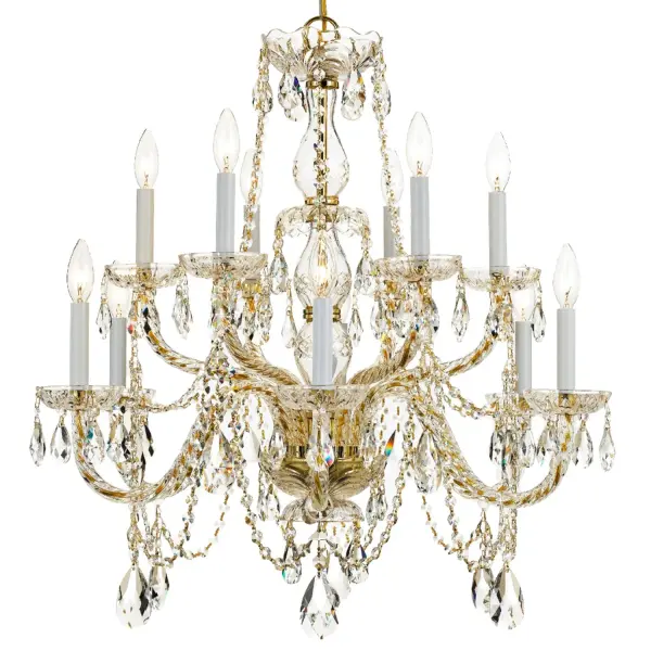 Traditional Crystal 31" Chandelier - Image 9