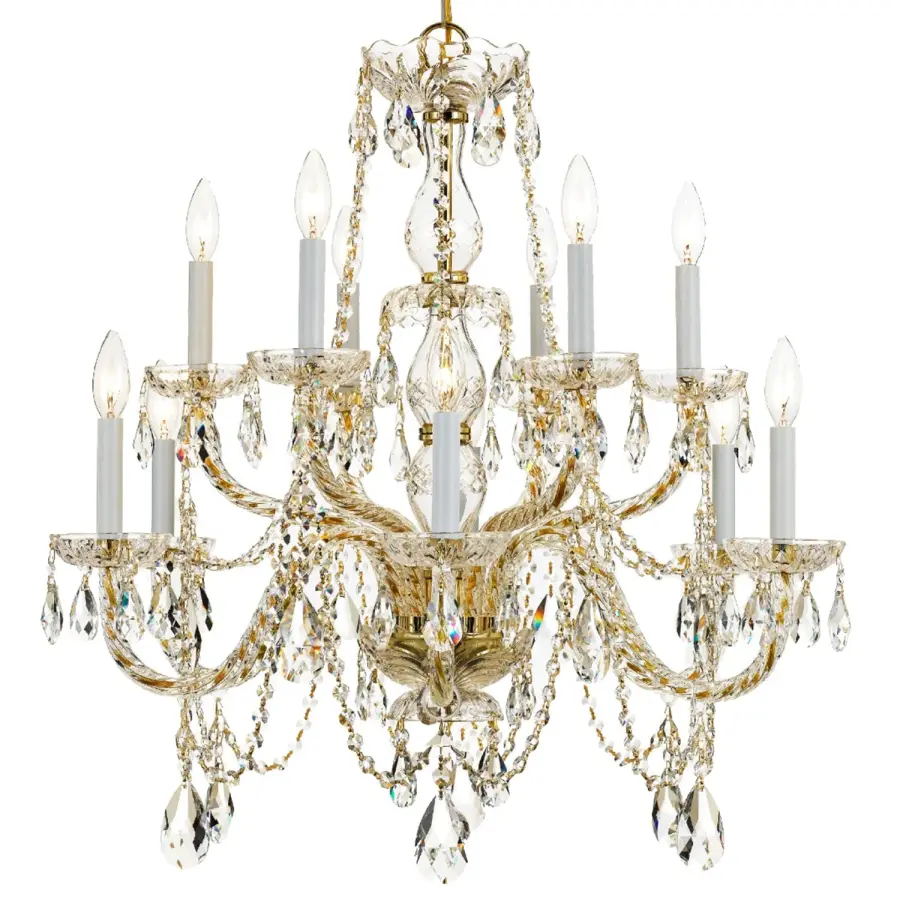 Traditional Crystal 31" Chandelier - Image 9