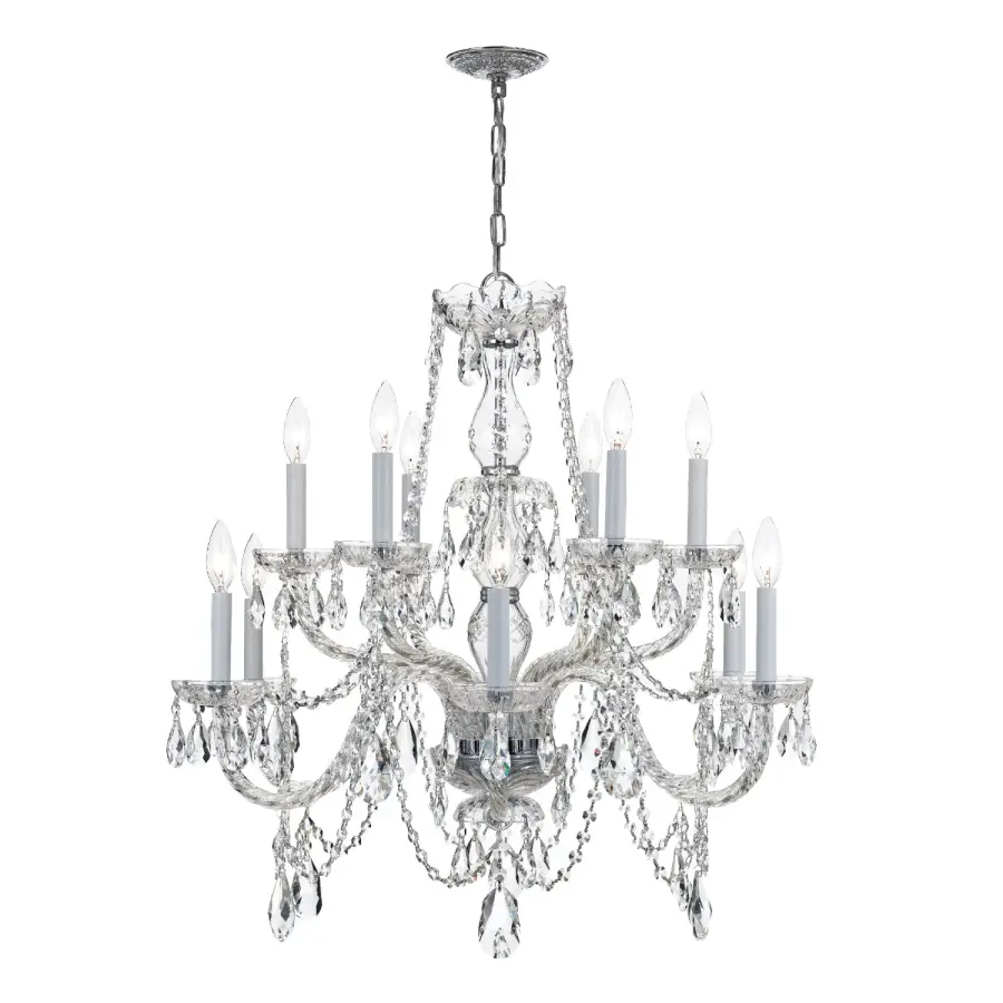 Traditional Crystal 31" Chandelier - Image 1
