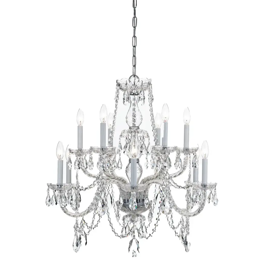 Traditional Crystal 31" Chandelier - Image 2