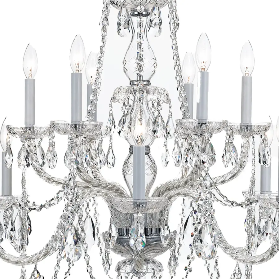 Traditional Crystal 31" Chandelier - Image 4