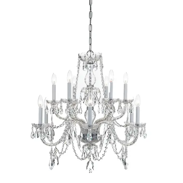 Traditional Crystal 31" Chandelier - Image 7