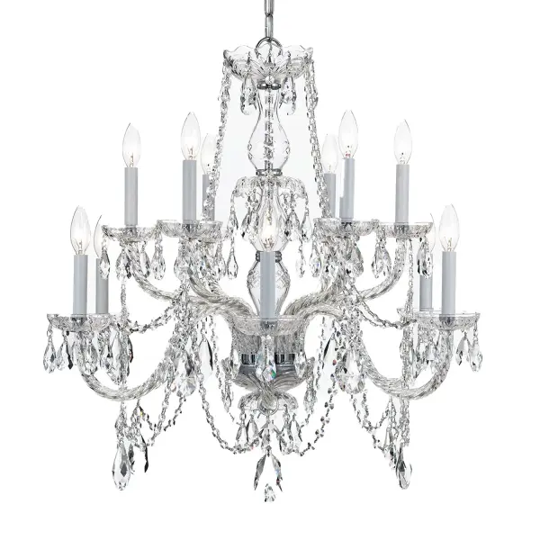 Traditional Crystal 31" Chandelier - Image 8