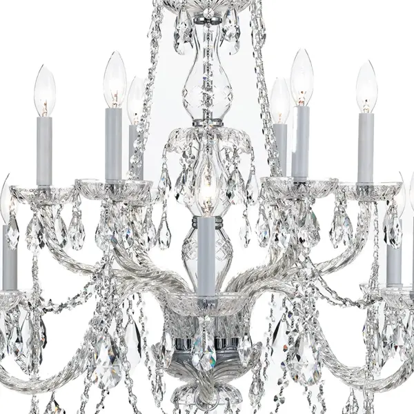 Traditional Crystal 31" Chandelier - Image 9