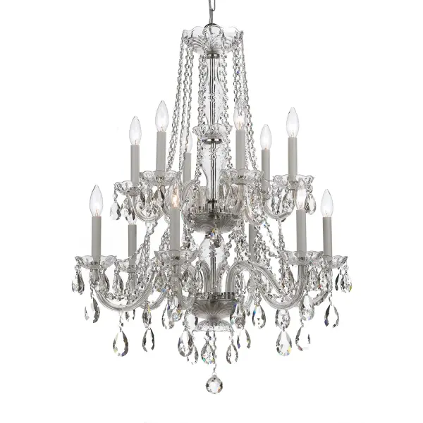 Traditional Crystal 26.5" Chandelier - Image 3