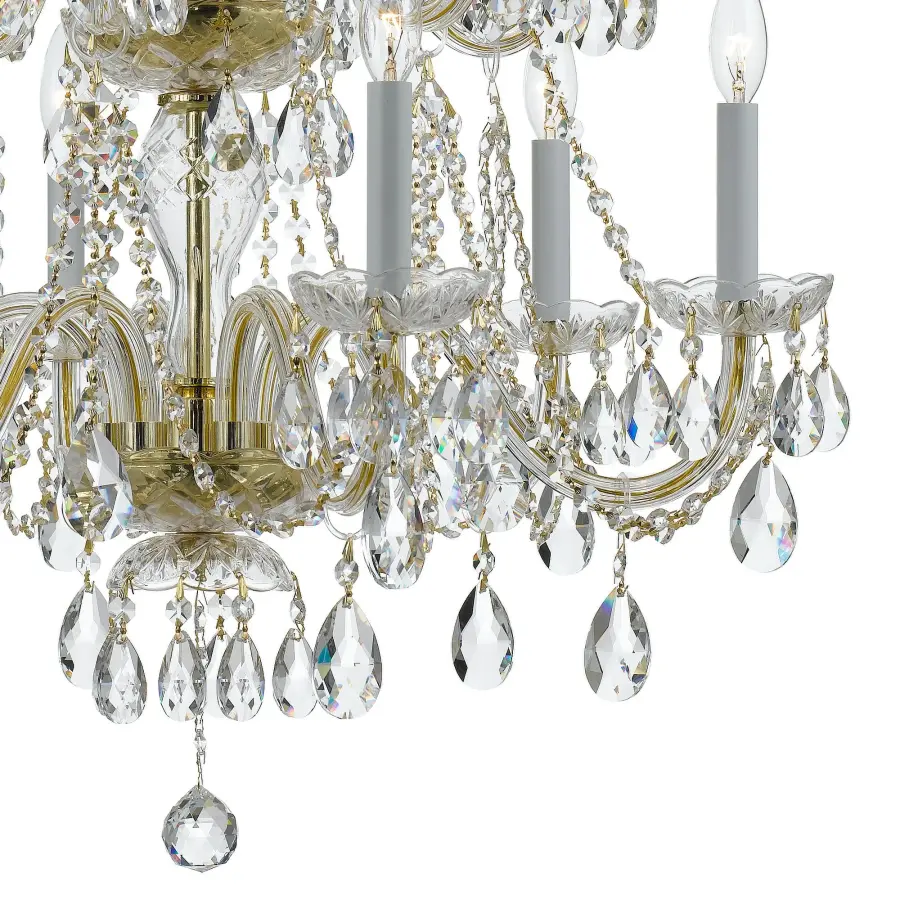 Traditional Crystal 26.5" Chandelier - Image 9