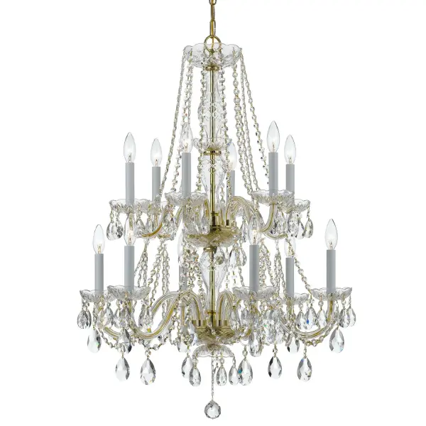 Traditional Crystal 26.5" Chandelier - Image 10