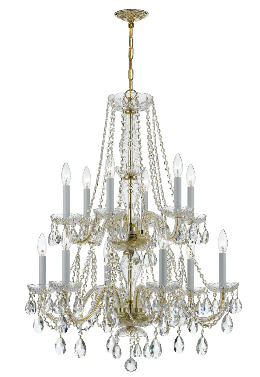 Traditional Crystal 26.5" Chandelier - Image 14