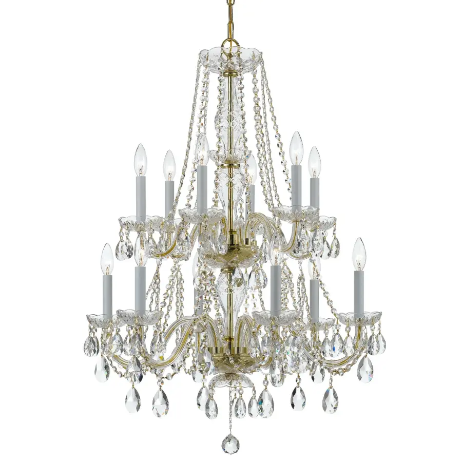 Traditional Crystal 26.5" Chandelier - Image 16