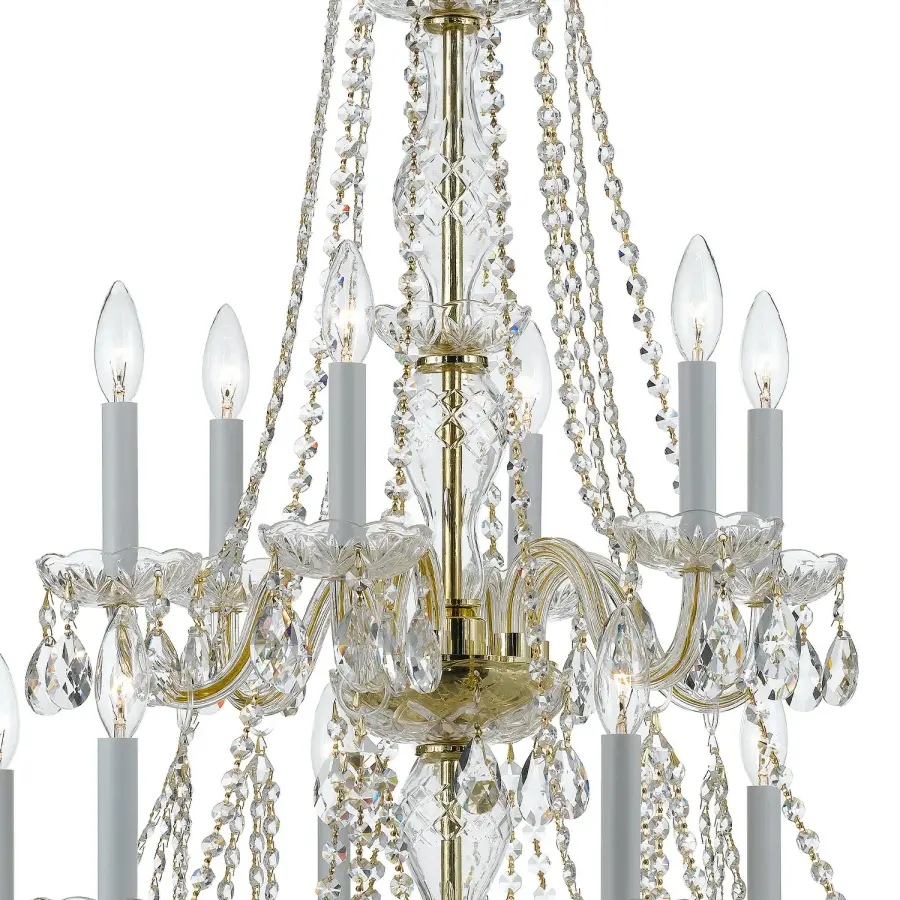 Traditional Crystal 26.5" Chandelier - Image 17