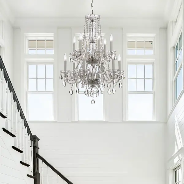 Traditional Crystal 26.5" Chandelier - Image 5