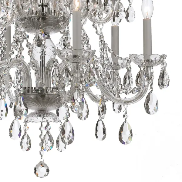 Traditional Crystal 26.5" Chandelier - Image 8