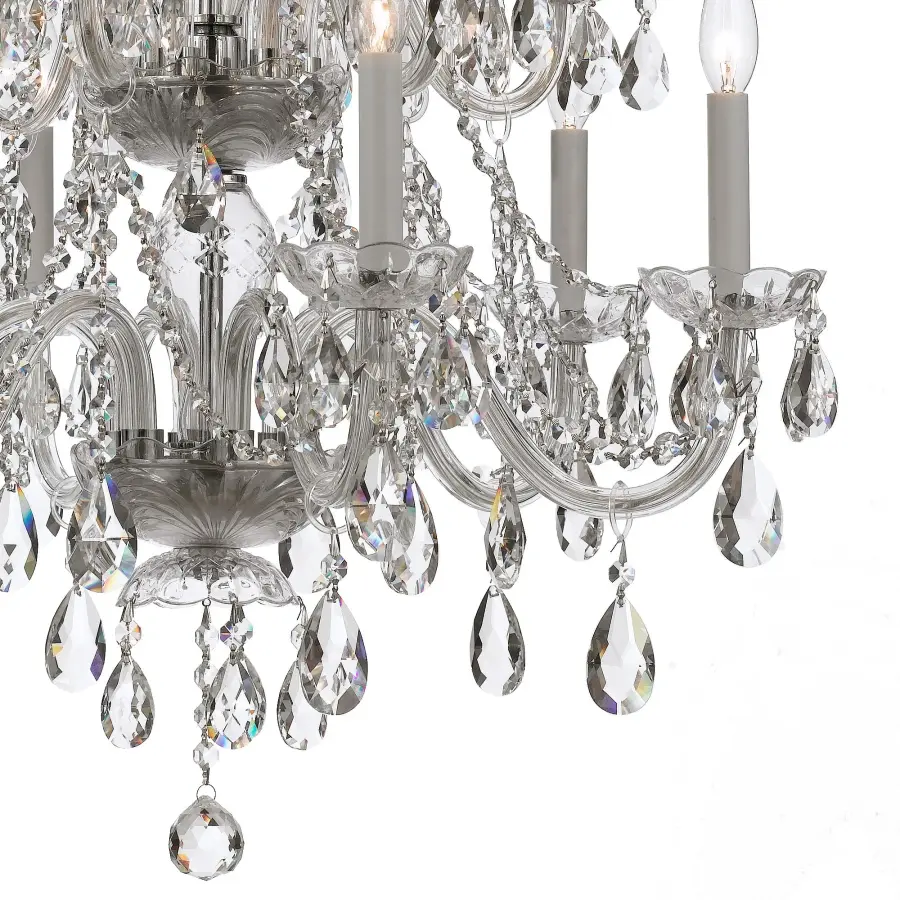 Traditional Crystal 26.5" Chandelier - Image 8