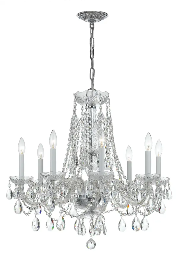 Traditional Crystal 26" Chandelier - Image 1