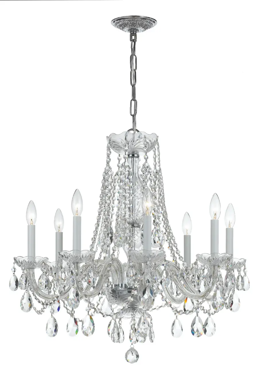 Traditional Crystal 26" Chandelier - Image 1