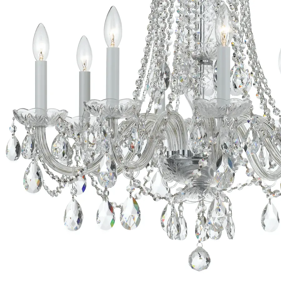 Traditional Crystal 26" Chandelier - Image 2