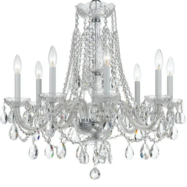 Traditional Crystal 26" Chandelier - Image 3