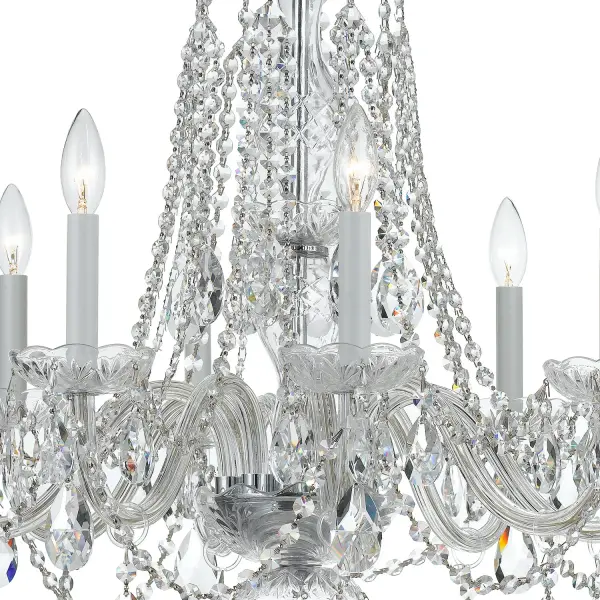 Traditional Crystal 26" Chandelier - Image 4