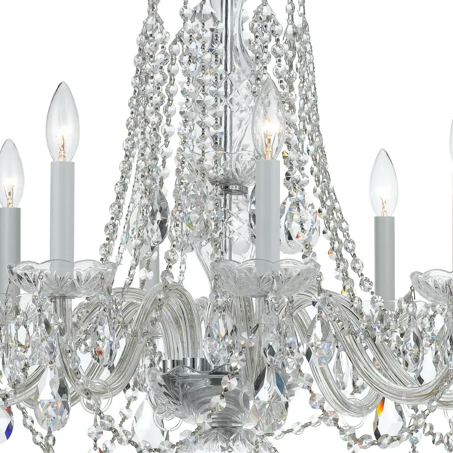 Traditional Crystal 26" Chandelier - Image 4