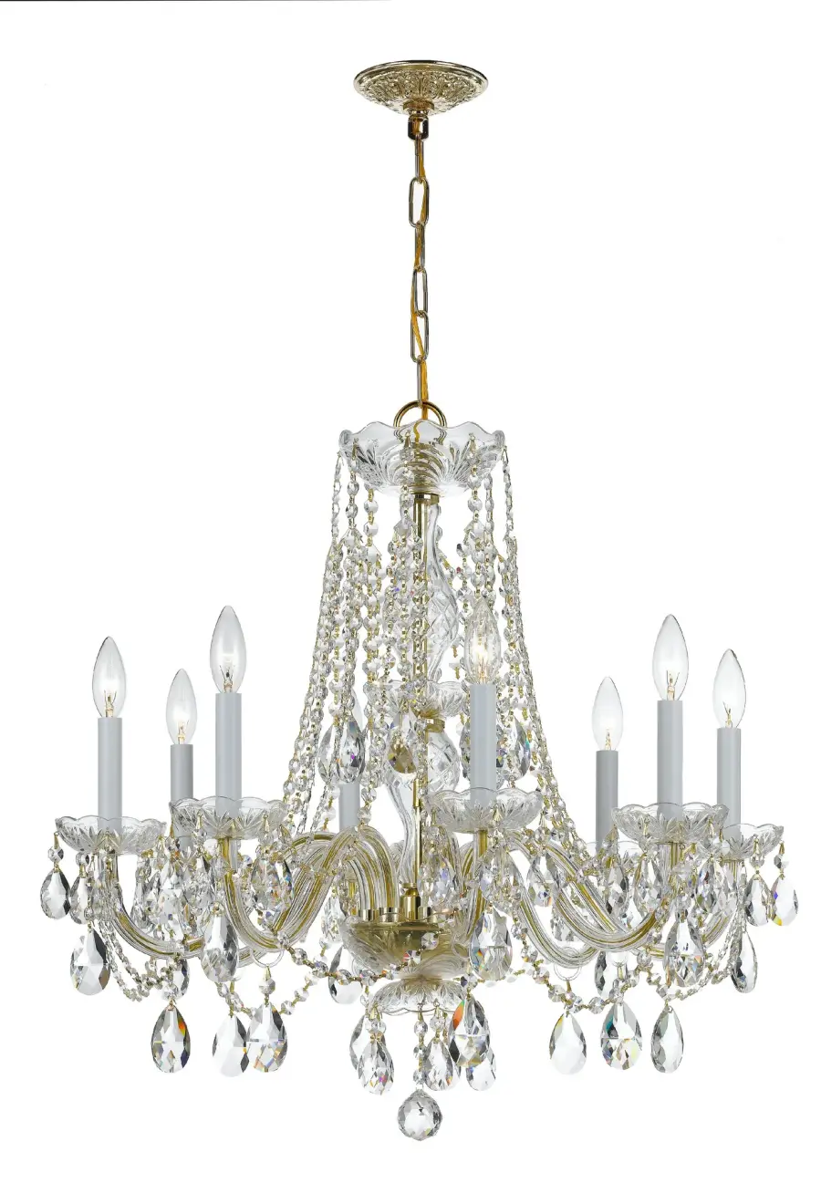 Traditional Crystal 26" Chandelier - Image 7