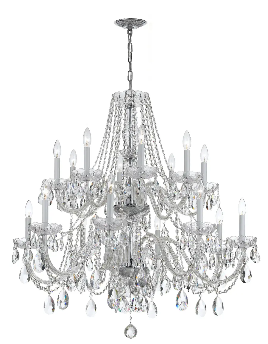 Traditional Crystal 37" Chandelier - Image 1