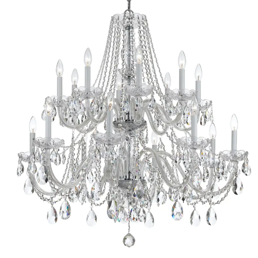 Traditional Crystal 37" Chandelier - Image 3