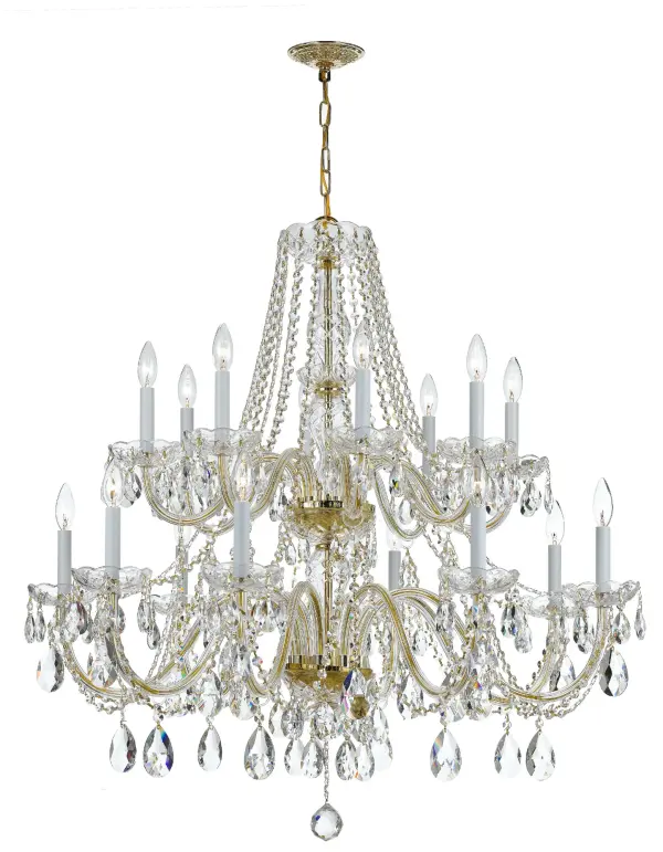 Traditional Crystal 37" Chandelier - Image 8