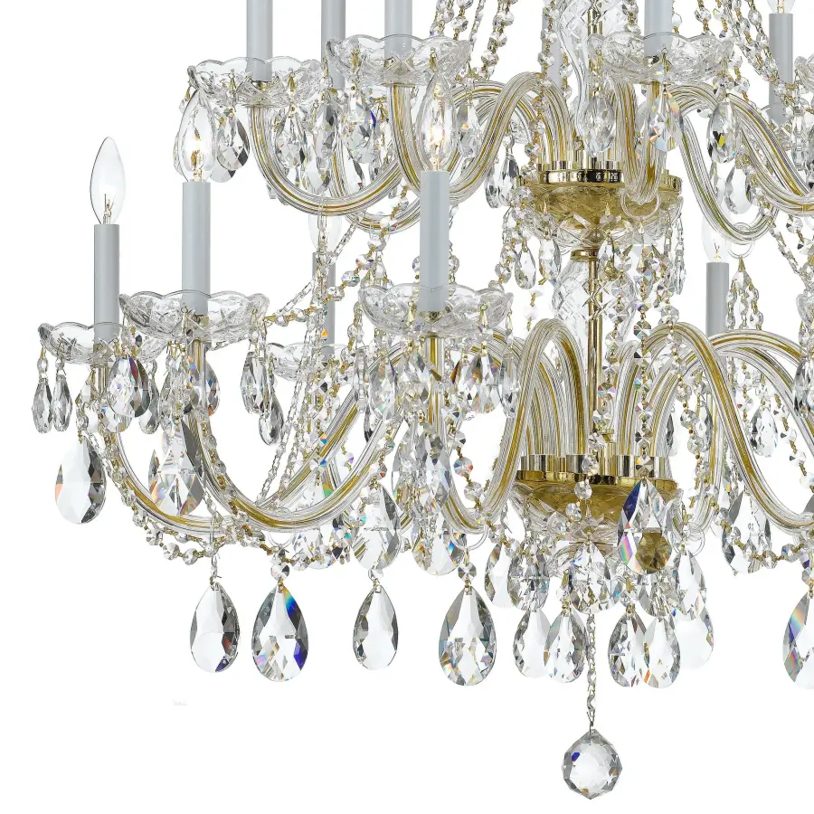 Traditional Crystal 37" Chandelier - Image 9