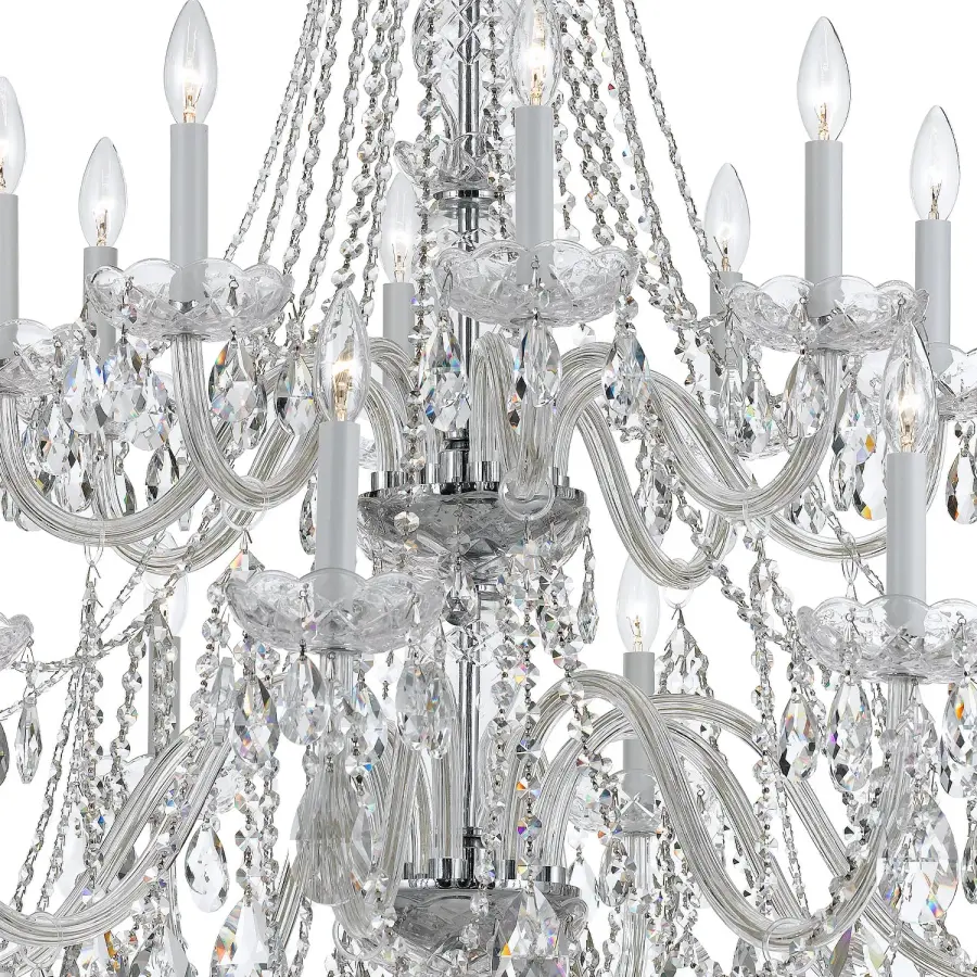Traditional Crystal 37" Chandelier - Image 4