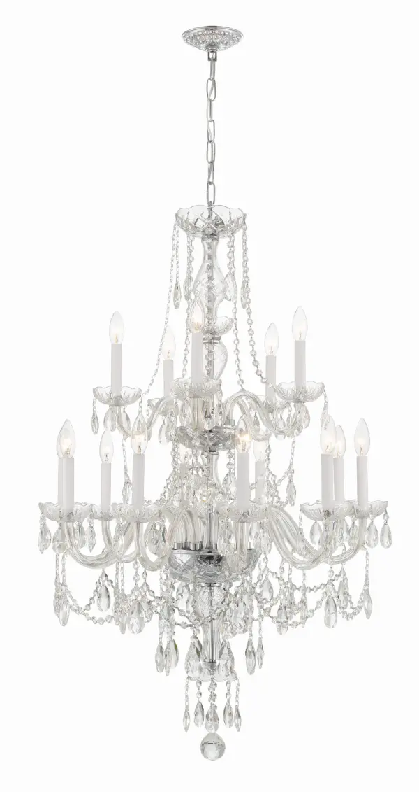 Traditional Crystal 32" Chandelier - Image 1